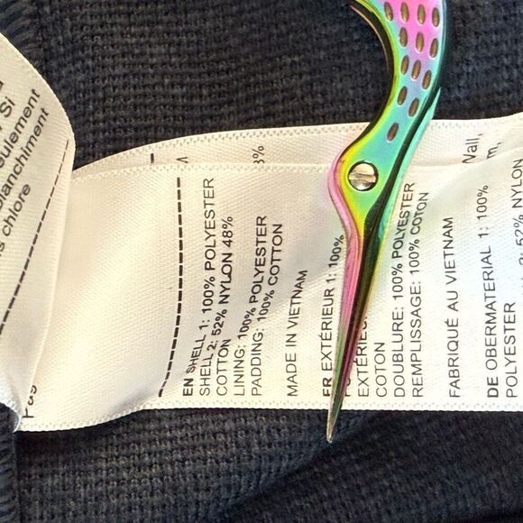 UntuckIt Tyrus Navy Blue Quarter Zip Shacket - Men’s US XL - Picture 9 of 9